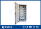 Single Wall SGCC Windproof Outdoor Rack Cabinet Galvanized Steel Front Back Door