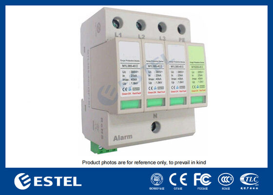 M1L385-40 II 電源配送用の電圧過剰保護装置 (SPD) - 40kA電圧過剰電流,230V/400VAC,リモートアラームポート,DINレール設置,IP20,C級保護
