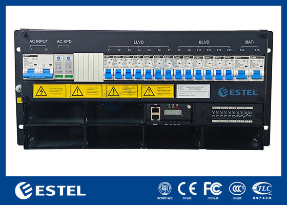 ESTEL ET48300 M5E65A コンパクトなデザインと高電力密度で屋外通信キャビネットのための完璧な5U埋め込み電力システム