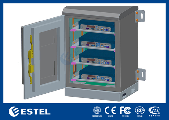 12U防腐粉末コーティング 防盗3点ロック付き外壁マウントキャビネット