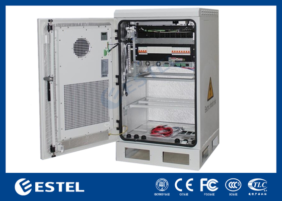 12U防腐粉末コーティング 防盗3点ロック付き外壁マウントキャビネット