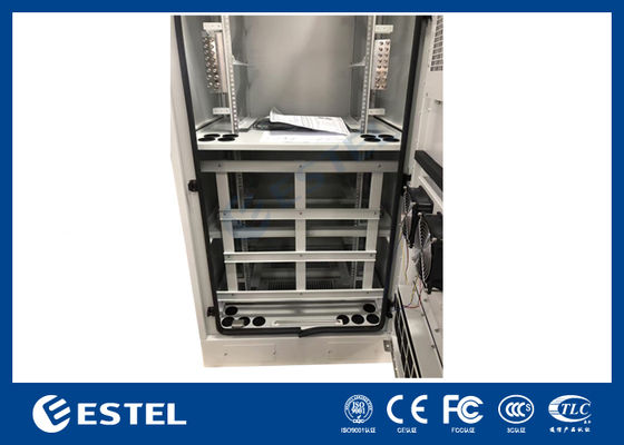 通信電源キャビネット、電源分配盤とバッテリー盗難防止機能を備えた32U屋外バッテリーキャビネット