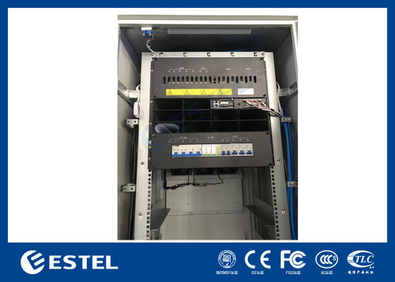 通信電源キャビネット、電源分配盤とバッテリー盗難防止機能を備えた32U屋外バッテリーキャビネット