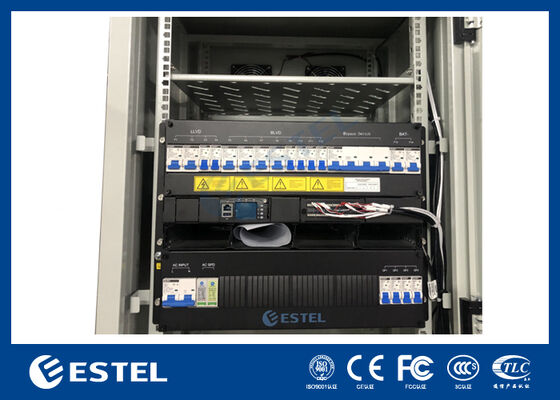 12kW 200A整流器搭載 IP65屋外型通信電源システムエンクロージャ