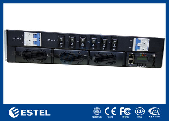 SNMP/Webベースのリモート管理機能を備えたモジュラーテレコムDC電源システム