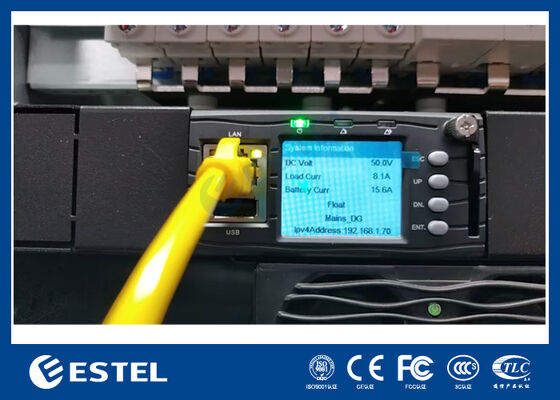 21U IP55 統合通信キャビネット DC48V 24kw 整流器システム LLVD BLVD