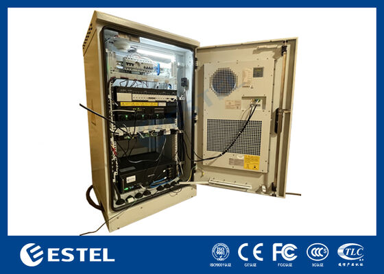 24U Outdoor Telecom Rectifier Cabinet with 18kw DC Power Distribution