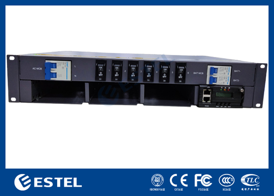 -48VDC 電気通信電源システム 9kW 電源容量とリモコン制御と監視機能